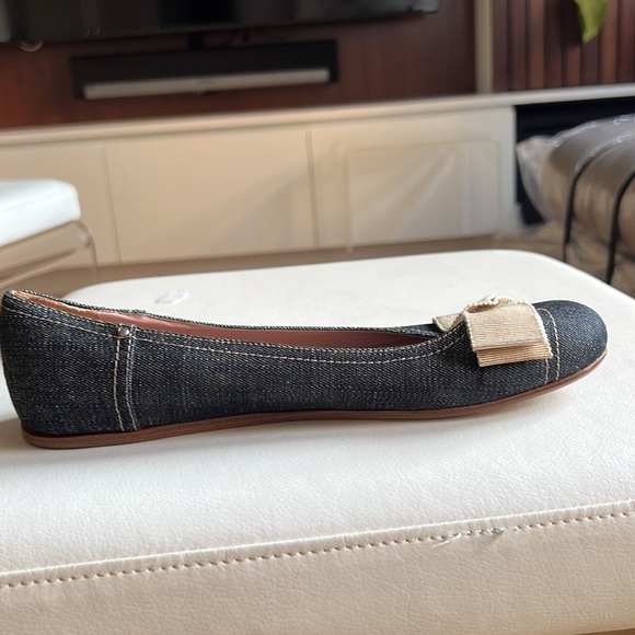 Jean Prada flat shoes with ribbon bow - size 8 1/2 - Picture 9 of 9